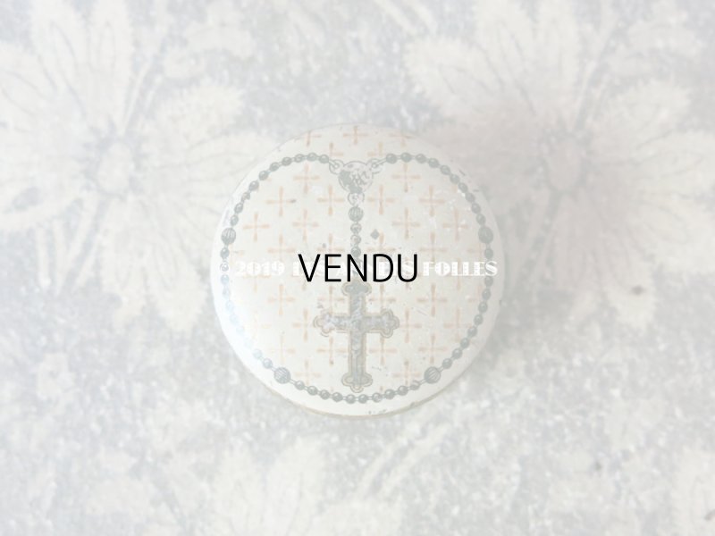 画像3: アンティーク ロザリオケース  聖母マリア 