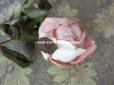 画像4: 1900年代 アンティーク 薔薇の布花 (4)
