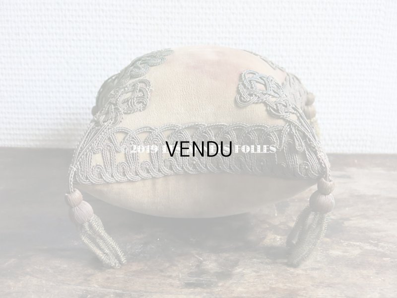 画像8: 19世紀末 アンティーク グローブ・ド・マリエのクッション ピンクッション (1114)