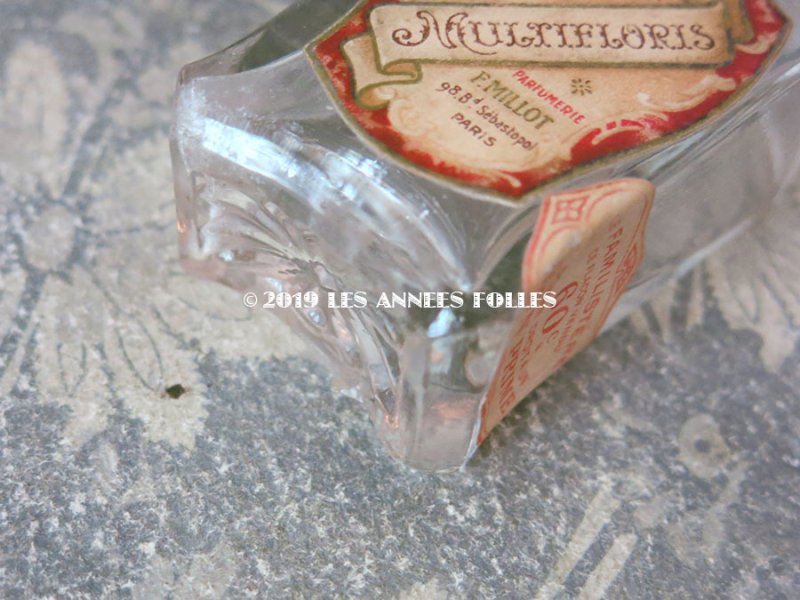 画像6: *蚤の市*アンティーク パフュームボトル BRILLANTE POUR LES CHEVEUX ET LA BARBE MULTIFLORIS E - PARFUMERIE F.MILLOT PARIS - (113)