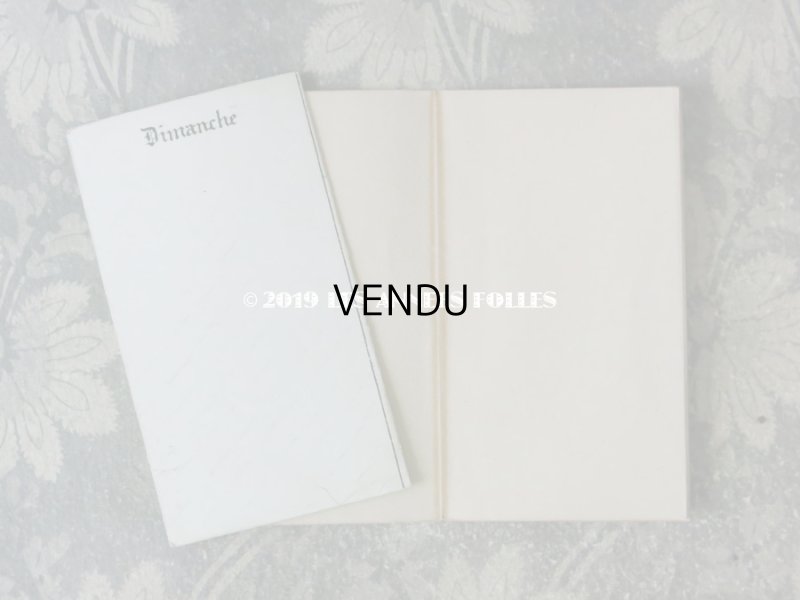 画像11: 19世紀初頭  天使＆モノグラムのメダイヨン 舞踏会の手帳 ペンシル付 マザーオブパール製  CARNET DE BAL  カルネ・ド・バル (83)