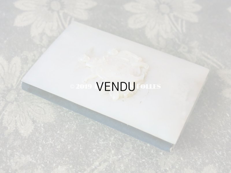 画像3: 19世紀初頭  天使＆モノグラムのメダイヨン 舞踏会の手帳 ペンシル付 マザーオブパール製  CARNET DE BAL  カルネ・ド・バル (83)