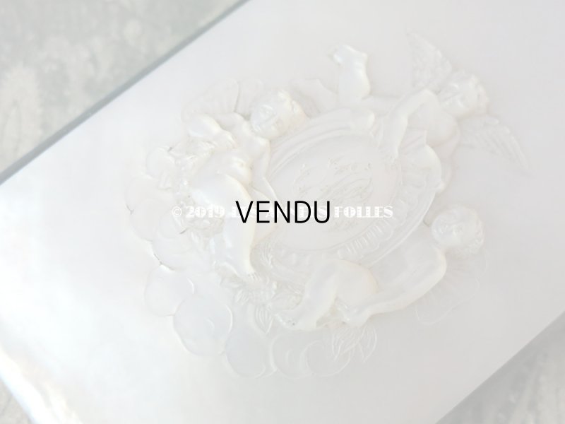 画像5: 19世紀初頭  天使＆モノグラムのメダイヨン 舞踏会の手帳 ペンシル付 マザーオブパール製  CARNET DE BAL  カルネ・ド・バル (83)