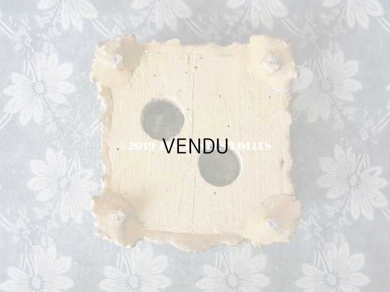 画像4: 19世紀末 アンティーク マリアージュの台座 紫のベルベット