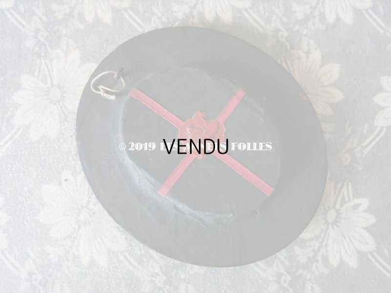 画像4: 19世紀 アンティーク ルリケール 草花＆クロス 聖遺物のガラスフレーム 聖人の遺品 封蝋付き ペーパーロール