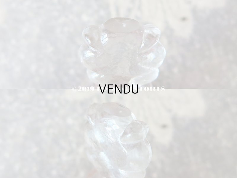 画像13: アンティーク 薔薇のパフュームボトル クリスタル製 EXTRAIT CONSENTRE AUX FLEURS  - PELLETIER PARIS - 