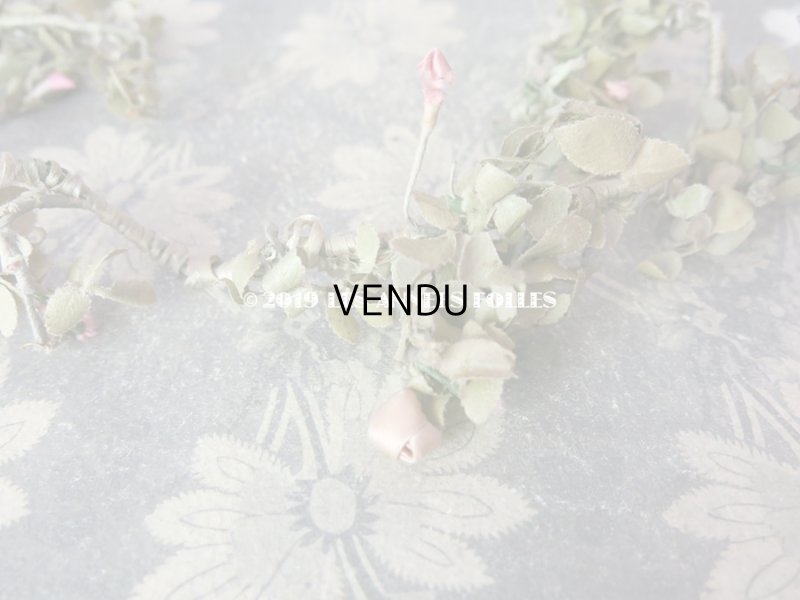 画像5: 1900年代 アンティーク 薔薇の蕾のリース (12)