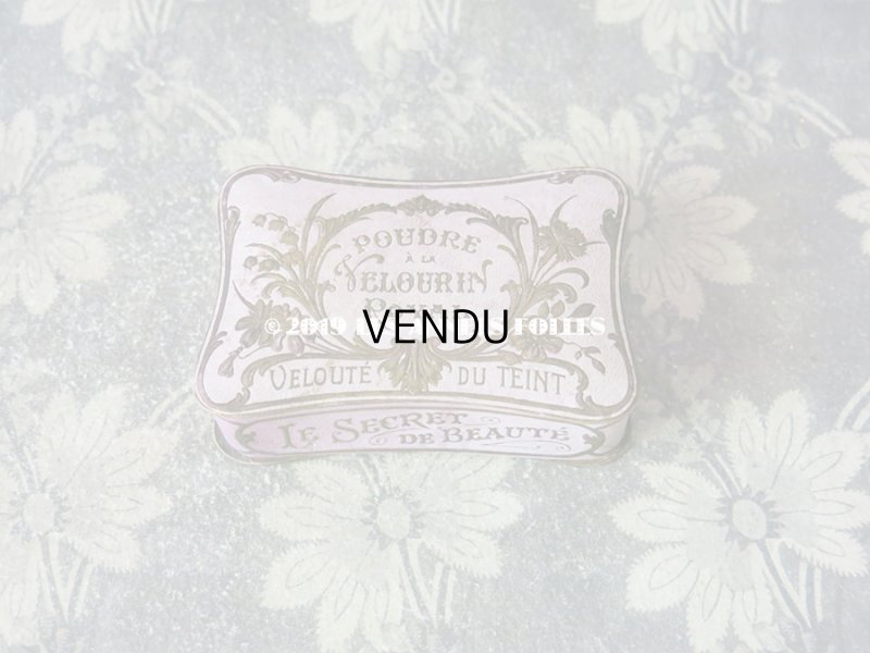 画像3: アンティーク パウダーボックス 鈴蘭＆菫のリース POUDRE A LA VELOURIN ROYAL VELOUTE DU TEINT (25)