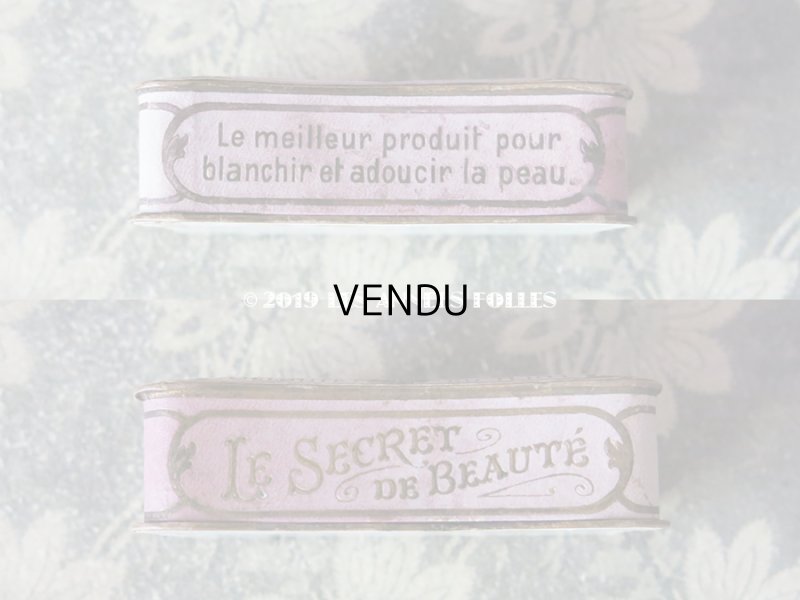 画像6: アンティーク パウダーボックス 鈴蘭＆菫のリース POUDRE A LA VELOURIN ROYAL VELOUTE DU TEINT (25)