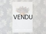 アンティーク 便箋 レターペーパー パンジーの花かご レースの透かし柄 (5)