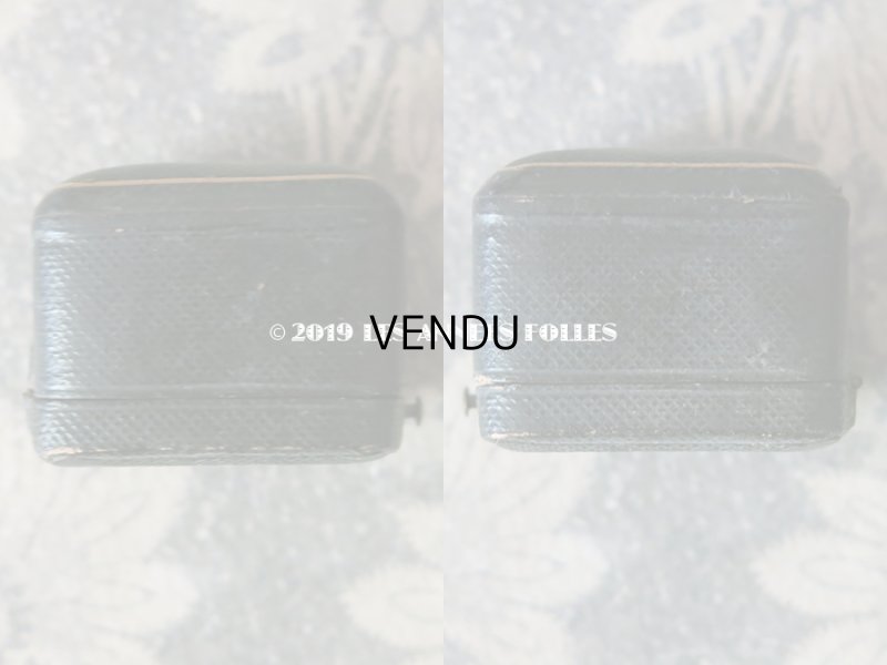 画像6: アンティーク 本革製 ジュエリーボックス  リングボックス ブルー (18)