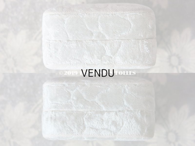 画像9: アンティーク ジュエリーボックス 淡いグレイッシュブルー (64)