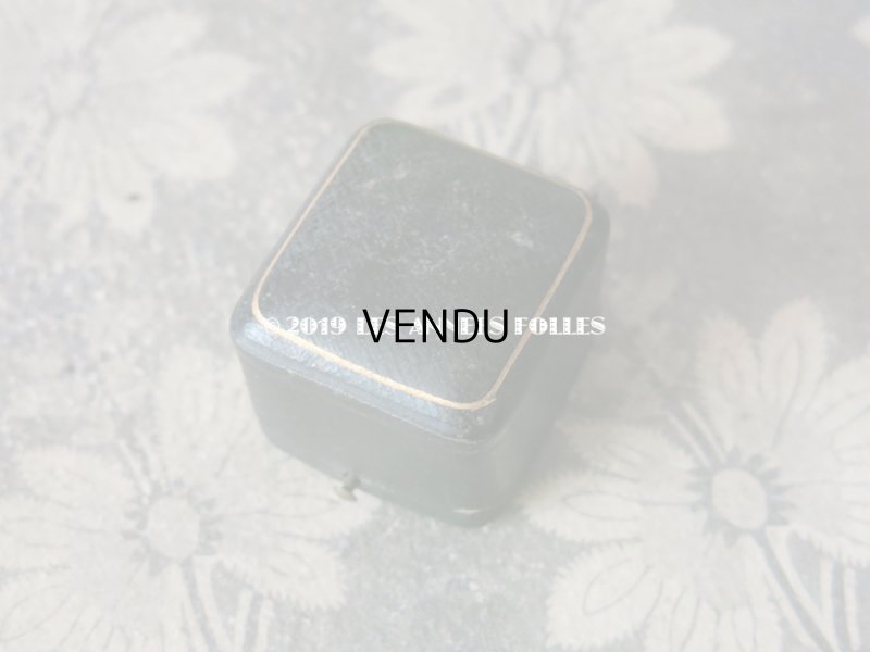 画像3: アンティーク 本革製 ジュエリーボックス  リングボックス ブルー (18)