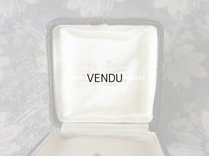 画像8: アンティーク ジュエリーボックス 金彩入り グレナディンレッド (37)