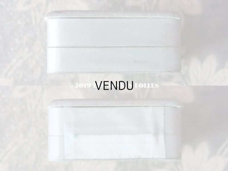 画像7: アンティーク ジュエリーボックス シルクサテン パウダーブルー