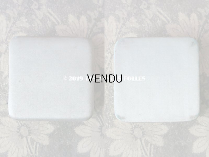 画像6: アンティーク ジュエリーボックス シルクサテン パウダーブルー