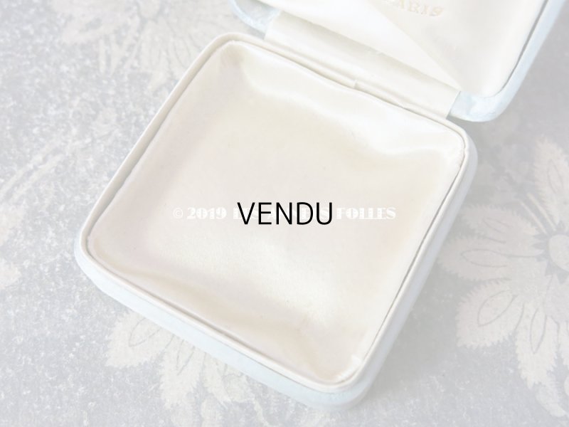 画像4: アンティーク ジュエリーボックス シルクサテン パウダーブルー