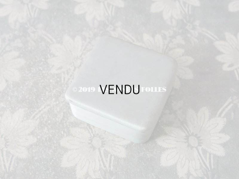 画像5: アンティーク ジュエリーボックス シルクサテン パウダーブルー