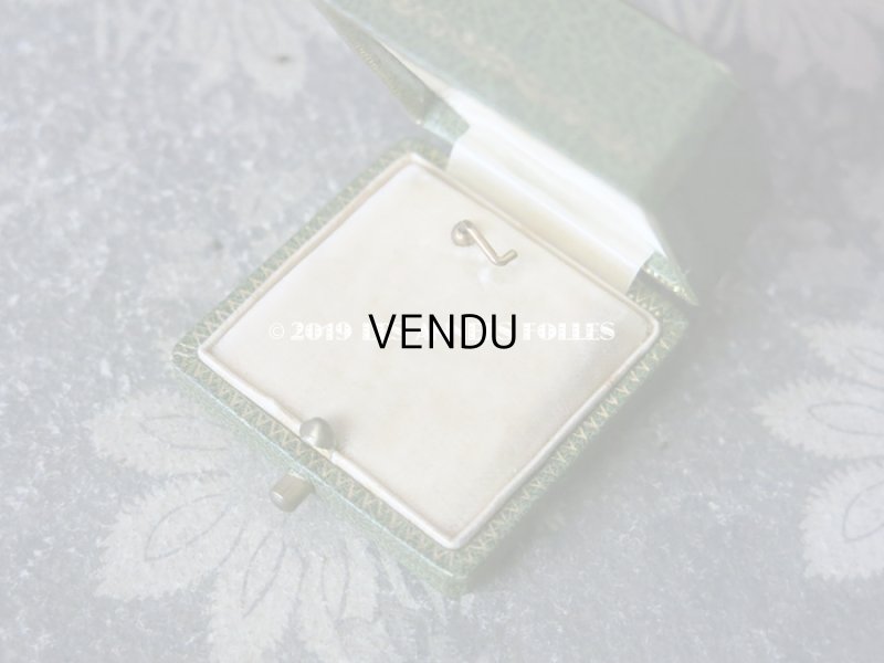 画像6: アンティーク ジュエリーボックス 金彩入り グリーン (17)