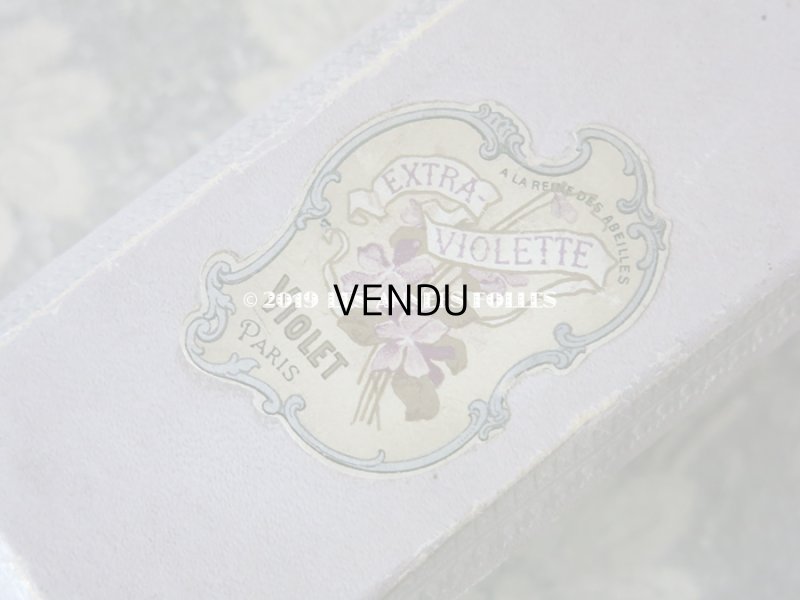 画像9: アンティーク  菫のパフュームボックス EXTRA-VIOLETTE - VIOLET PARIS -