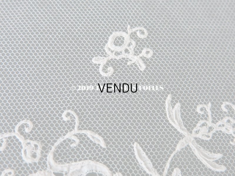 画像6: 新品同様 19世紀 アンティーク ミサ用のヴェール アプリカシオン・アングレテール