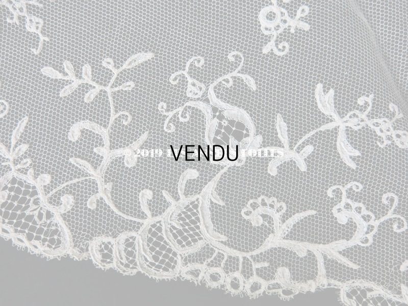 画像4: 新品同様 19世紀 アンティーク ミサ用のヴェール アプリカシオン・アングレテール