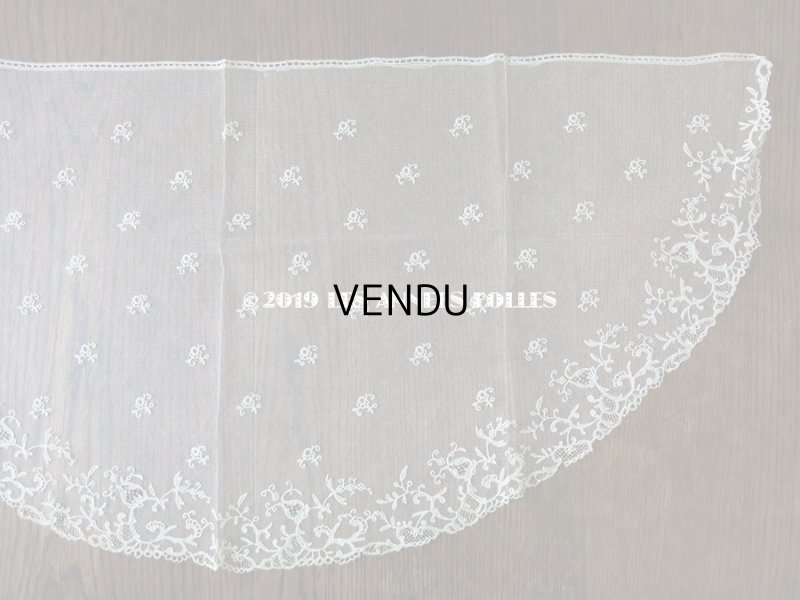 画像8: 新品同様 19世紀 アンティーク ミサ用のヴェール アプリカシオン・アングレテール