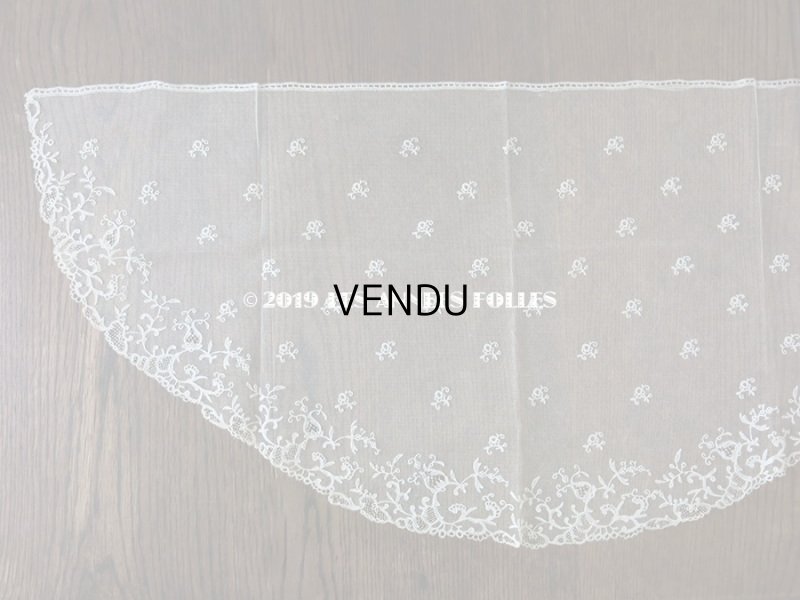 画像7: 新品同様 19世紀 アンティーク ミサ用のヴェール アプリカシオン・アングレテール