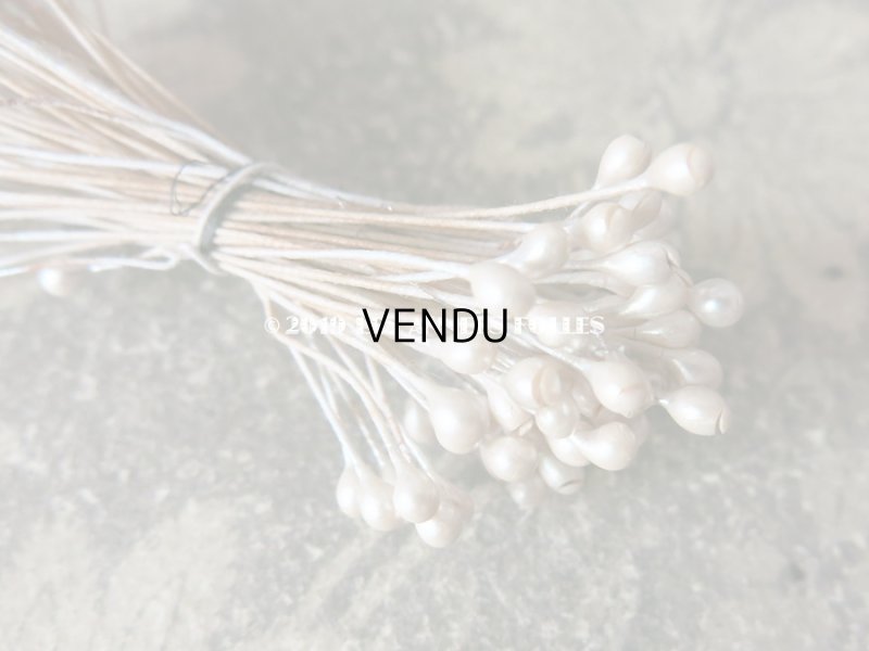 画像7: アンティーク ペップ パール加工 コサージュ用 花芯 