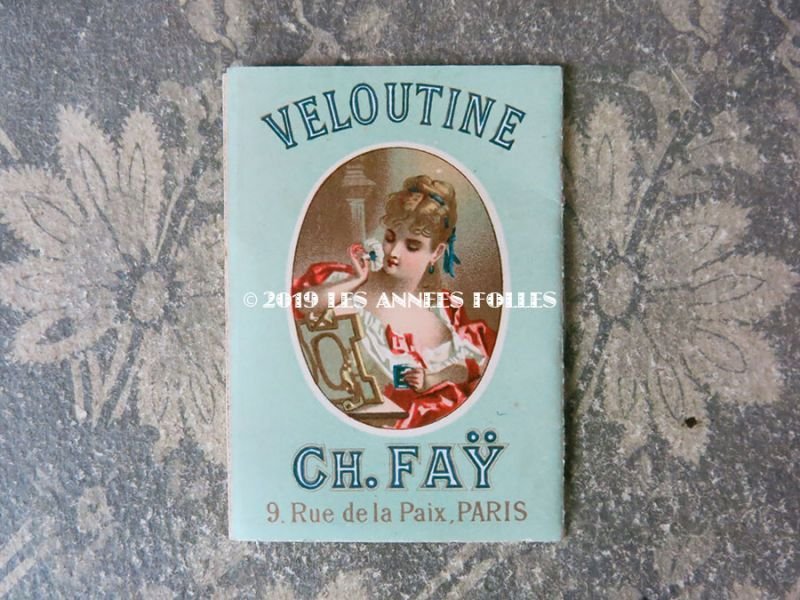 画像3: 1887年 アンティーク パピエ・ダルメニイ  VELOUTINE - CH.FAY PARIS  -