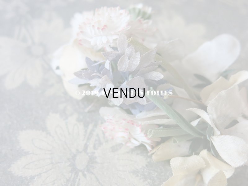 画像12: アンティーク 草花のリース ドールハット用 