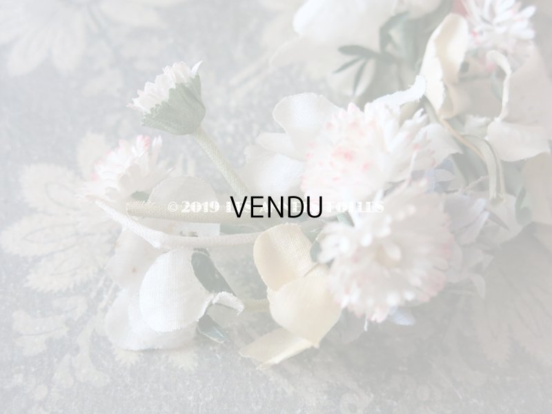 画像11: アンティーク 草花のリース ドールハット用 