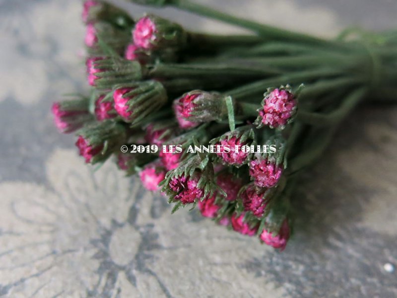 画像6: アンティーク デイジーの蕾の布花