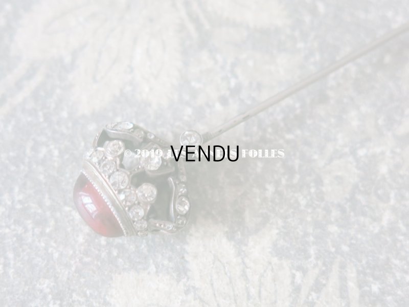 画像3: 19世紀 アンティーク 王冠のハットピン エパングル