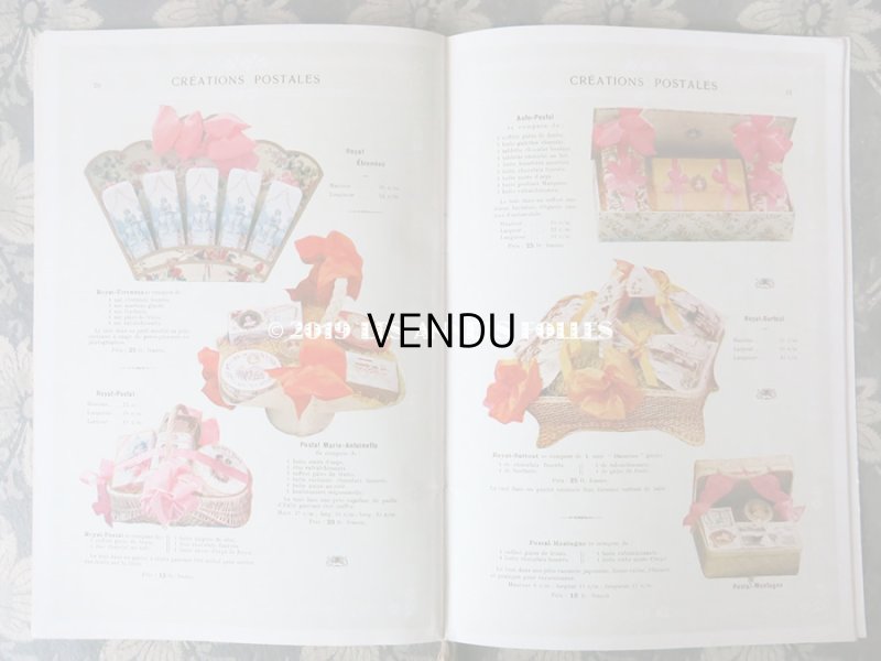 画像5: 1909年 アンティーク 【マルキーズ・ ドゥ・セヴィニエ】 のカタログ A LA MARQUISE DE SEVIGNE CHOCOLAT DE ROYAL