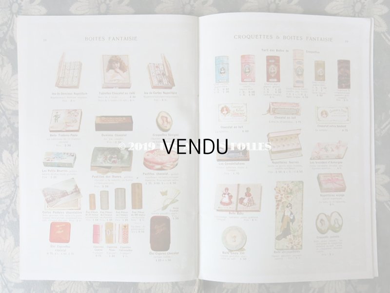 画像4: 1909年 アンティーク 【マルキーズ・ ドゥ・セヴィニエ】 のカタログ A LA MARQUISE DE SEVIGNE CHOCOLAT DE ROYAL