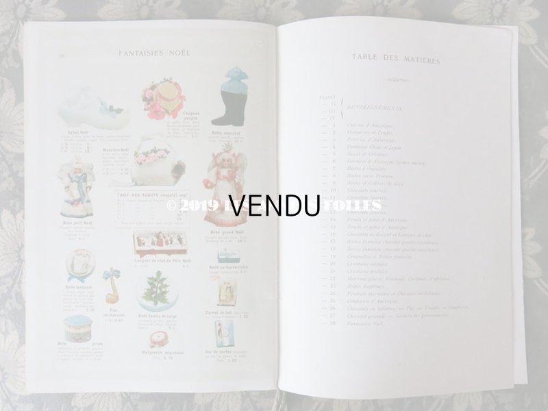 画像7: 1909年 アンティーク 【マルキーズ・ ドゥ・セヴィニエ】 のカタログ A LA MARQUISE DE SEVIGNE CHOCOLAT DE ROYAL