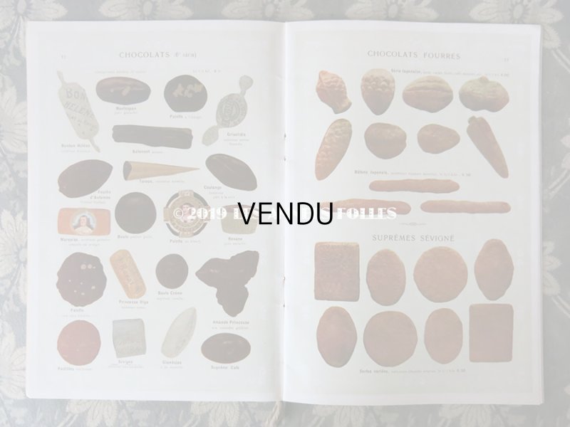 画像3: 1909年 アンティーク 【マルキーズ・ ドゥ・セヴィニエ】 のカタログ A LA MARQUISE DE SEVIGNE CHOCOLAT DE ROYAL