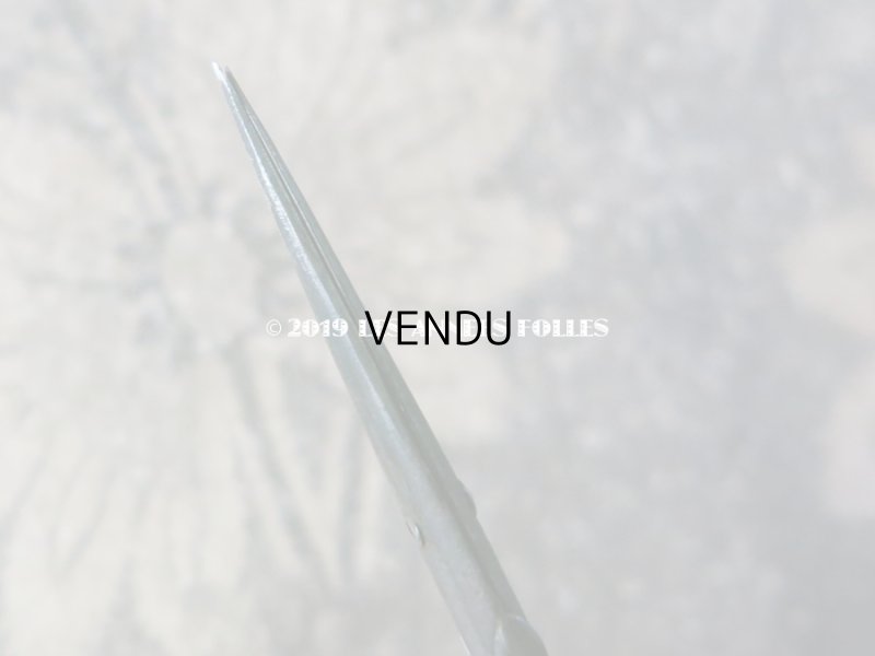 画像7: アンティーク シルバー製 ヤドリギの手芸用ハサミ