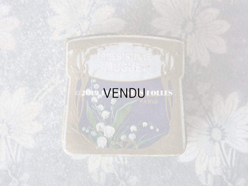 画像3: アンティーク パウダーボックス 鈴蘭 IRRESISTIGLE MUGUET - VIVILLE PARIS -