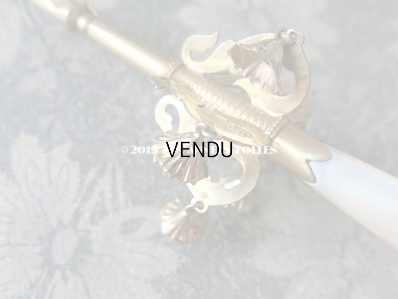 画像9: 19世紀 アンティーク ラトル ベルメイユ シルバー製 ゴールドコーティング