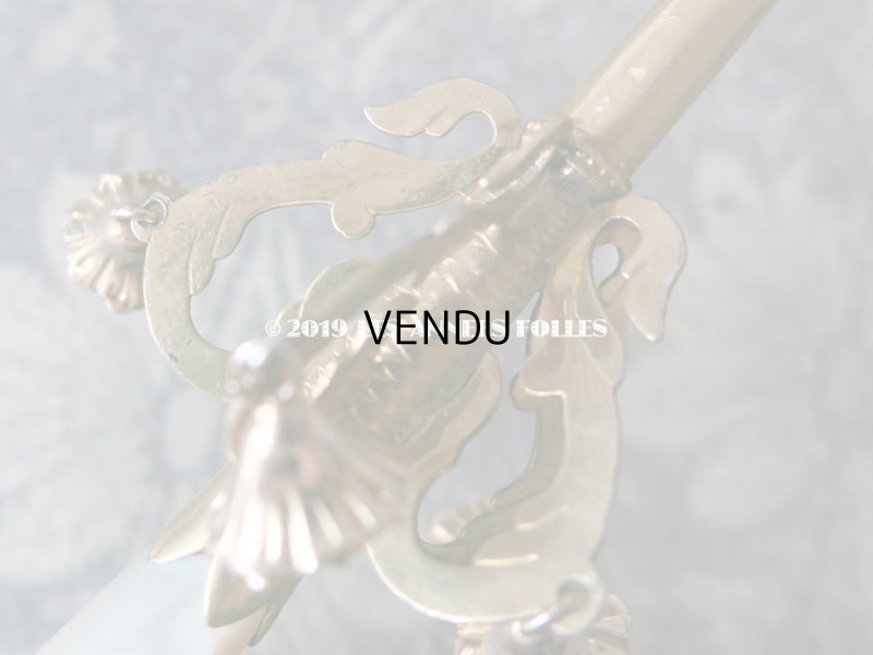 画像8: 19世紀 アンティーク ラトル ベルメイユ シルバー製 ゴールドコーティング