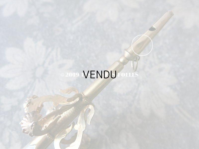 画像7: 19世紀 アンティーク ラトル ベルメイユ シルバー製 ゴールドコーティング