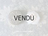 1900年代 アンティーク コルセット専門店のパウダーケース 白鳥の羽のパフ & ミラー付きパウダーケース - AU CORSET GRACIEUX -