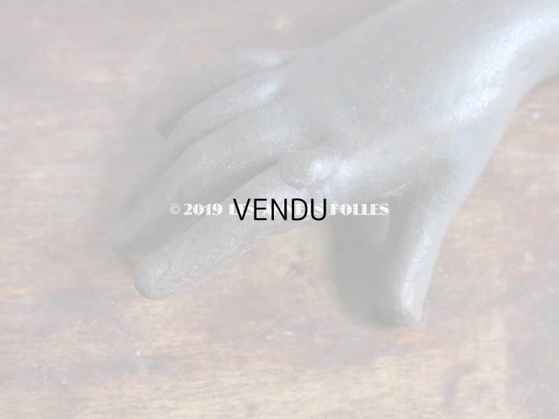 画像4: 19世紀 アンティーク リングを付けた右手 ジュエリースタンド＆ペーパーウェイト