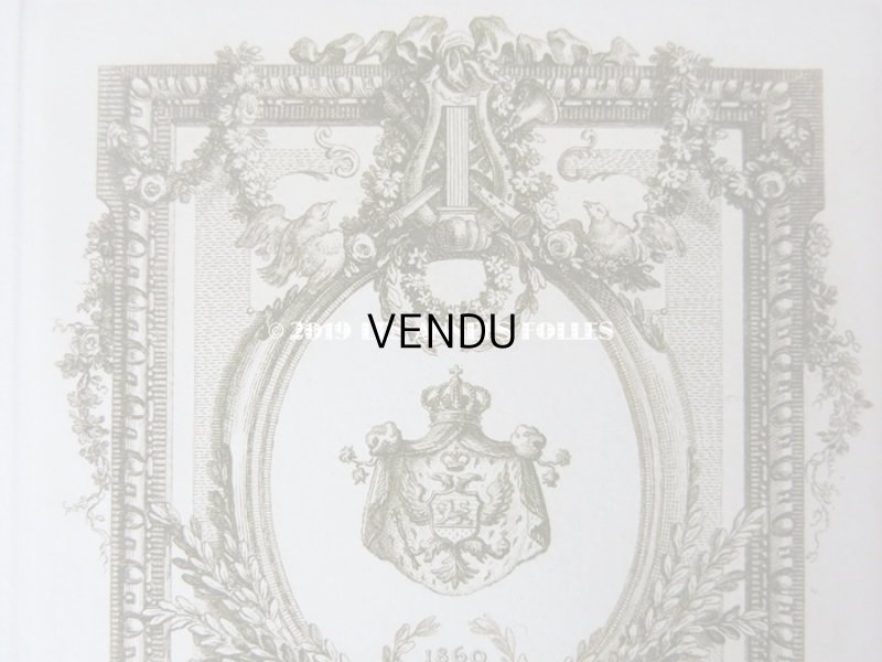 画像5: アンティーク メニューカード 天使＆薔薇のガーランド 1860-1910