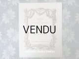 アンティーク メニューカード 薔薇＆リボンのガーランド DINER 1932