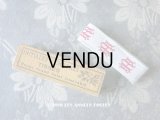 アンティーク ダブルモノグラム 【HR】 イニシャルテープ 薔薇の紙箱入り