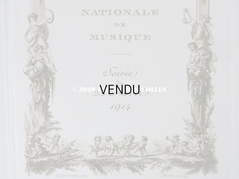 画像5: 1914年 アンティーク  イギリス国王&女王を招いた オペラ座の舞台の演目カード