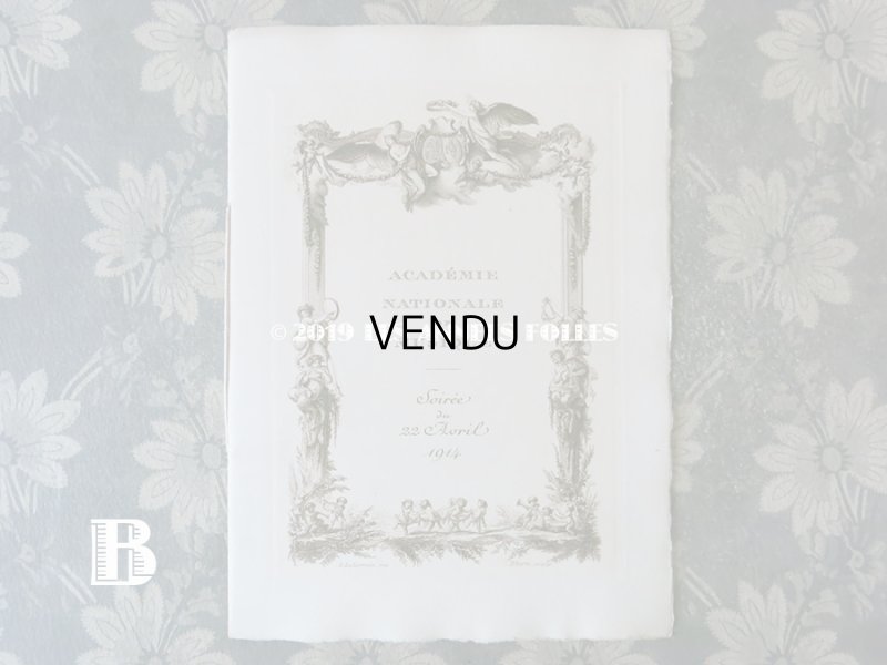 画像16: 1914年 アンティーク  イギリス国王&女王を招いた オペラ座の舞台の演目カード